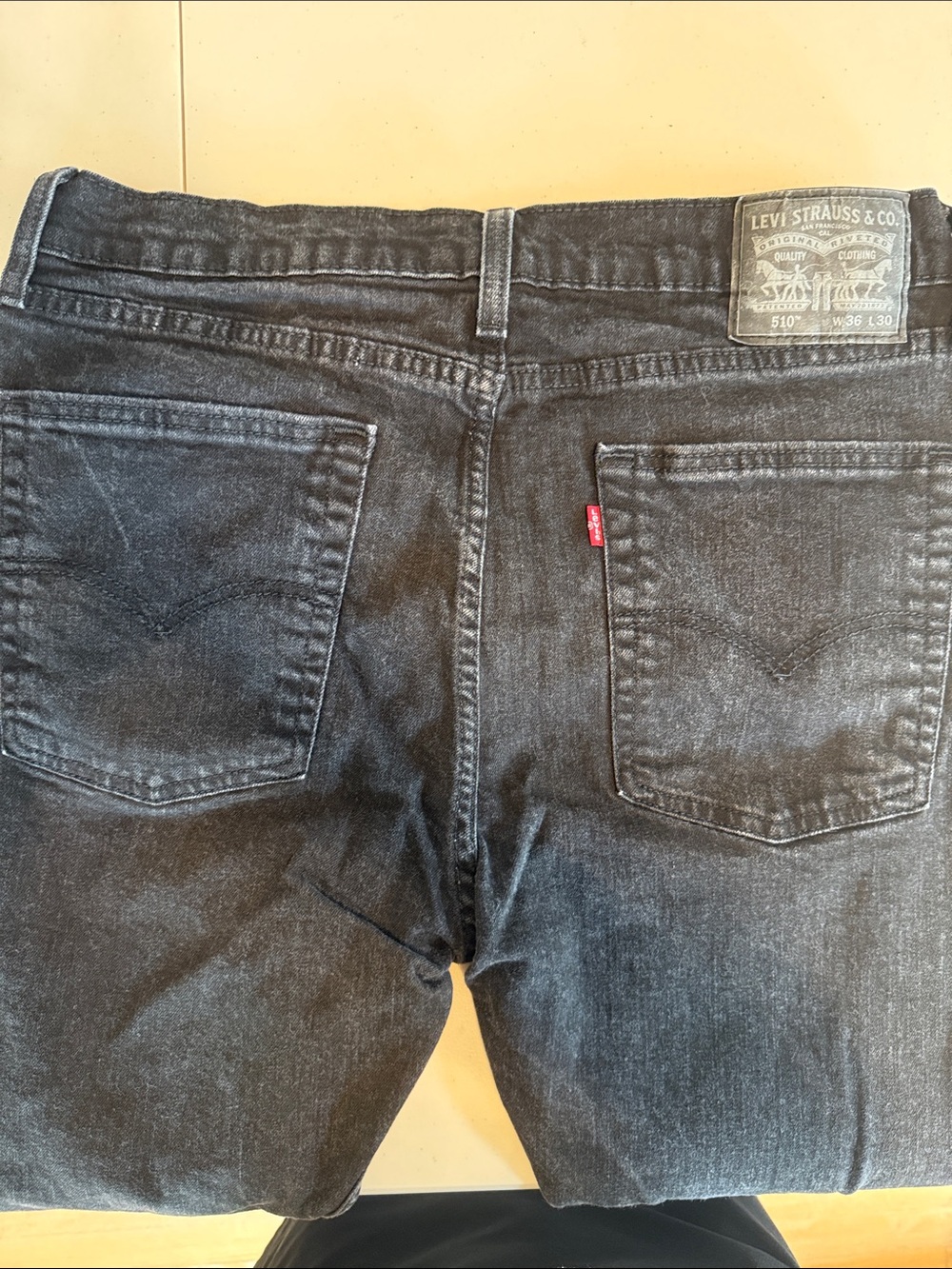 Men’s Classic Black Levi’s 510 Jeans